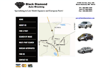 Tablet Screenshot of blackdiamondauto.com